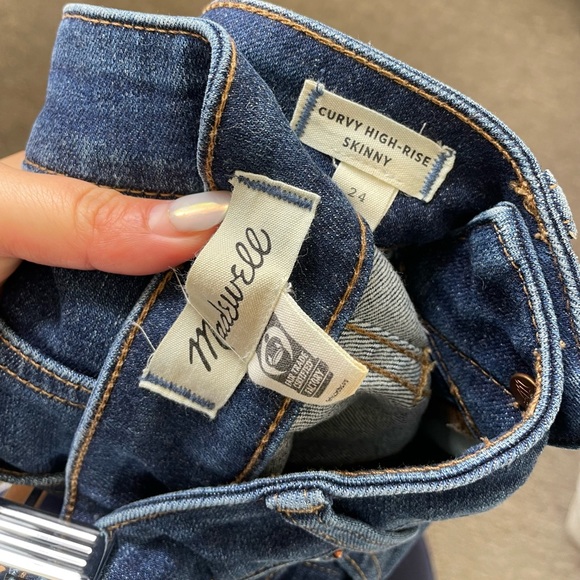 Madewell Curvy High-Rise Skinny Jeans in Lanette Wash Size 24 - Picture 12 of 12